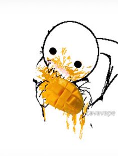 Mango lover fruit meme sweet apple banana melon funny Drawing Of A Person, Stick Man, Funny Doodles, Funny Drawings, Cute Doodles, Man Humor