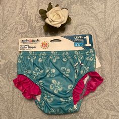 Be Ready For Summer In This Bright Color Swimschool Reusable Swim Diaper Level 1. Size ( 12 Months 18-22 Lbs) Upf 50 Resist The Rays. Color - Blue*** New Wt*** $18 Each Cute Blue Diaper Cover For Playtime, Unisex Diaper Cover For Playtime, Baby Patagonia, Toddler Swimming, Boys Swim Shorts, Vintage Toddler, Pink Swim, Boys Swim Trunks, Baby Swimming