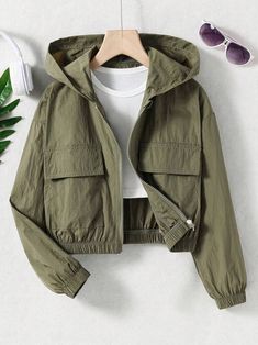 Potrait Painting, Hooded Trench Coat, Hooded Rain Jacket, Diy Fashion Clothing, Girls Outerwear, Future Outfit, Trendy Fashion Outfits, Kids Outerwear, Embroidered Jacket