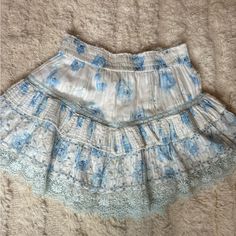 Worn Once! Good As New. Dream Clothes, Womens Skirt, Womens Sizes, Blue And White, White, Dresses, Blue, Women Shopping, Clothes