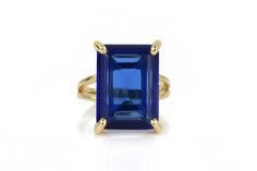 A custom-made blue ring, tailored in 14k gold filled setting and boasting a gorgeous Sapphire stone. A stylish gemstone ring that is perfect for any occasion - both for wearing and gifting. Sapphire is a September birthstone and is associated with healing and love. ☛ 𝒜𝐵𝒞 - Add Engraving - https://etsy.me/2ZSRjhu ☛ Ring size - Select the size you would like from the drop down menu ♥ Gemstone Type - Sapphire (Lab Created) ♥ Gemstone Size - 13x18mm ♥ Gemstone Cut - Faceted Rectangle ♥ Metal Type Formal Birthstone Ring With Rectangular Stone, Rectangular Sapphire Ring For Formal Occasions, Formal Rectangular Birthstone Ring, Luxury Blue Rings With Rectangular Stone, Rectangular Birthstone Ring With Gemstone For Formal Occasions, Elegant Rectangular Yellow Gold Birthstone Ring, Elegant Yellow Gold Rectangular Birthstone Ring, Luxury Blue Rectangular Stone Rings, Classic Blue Square Cut Rings