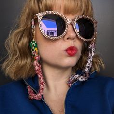 ✨Introducing Sparkle Sunnies Chains! Every chain is handmade and completely one of a kind. Hand braided silk ribbon with sparkly beads. Looking for a way to spruce up your glasses game? Our chains are a fun way to add even more sparkle and shine to your sunnies. Never lose your glasses again. Chains keep your sunnies safe and secure.  ✨ 💕Every chain has rubber stoppers that go over your glasses arm and will tighten to fit properly. All chains will fit any kind of glasses you wear, no if, ands o Adjustable Multicolor Glasses Chains For Party, Multicolor Adjustable Glasses Chain For Party, Handmade Glasses Chains For Summer Party, Bohemian Style Adjustable Glasses Chains For Parties, Trendy Handmade Glasses Chains For Party, Bohemian Beaded Glasses Chains For Party, Multicolor Adjustable Party Glasses Chains, Handmade Summer Party Glasses Chains, Handmade Bohemian Glasses Chains For Party