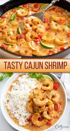 cajun shrimp with rice Easy Cajun Shrimp Recipes, Tasty Cajun Shrimp, Cajun Shrimp And Rice Skillet, Cajun Shrimp Over Rice, Cajun Shrimp And Veggies, Seafood Cajun Pasta, Easy Recipes Shrimp, Dinner Recipes With Shrimp Easy, Easy Cajun Dinner Recipes