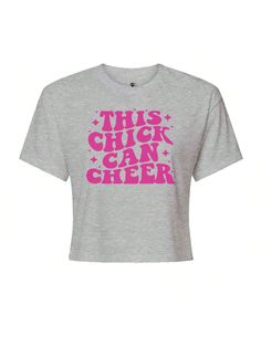 Show Your Cheer Spirit: Perfect for cheerleaders, cheer moms, and fans alike, our designs capture the energy and excitement of cheerleading. Whether you're on the sidelines or center stage, express your cheer pride with style. Cheer On with Style: From pom poms to spirit slogans, our apparel is designed to celebrate the cheer community. Durable and comfortable, these pieces are perfect for practice, competitions, or just showing your support.



Our cropped t-shirt features a crewneck and short Cheer Spirit, Art Equipment, Spirit Shirts, Cheer Mom, Cropped T Shirt, Center Stage, Grey Shorts, Crop Tshirt, Pom Poms