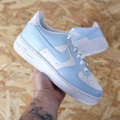 AF1 custom air force 1 blue sneakers Professional waterproof paint Water resistant and hand washable. Authentic & new item, sold in its original packaging Customs are made to order; it will not be possible to make a return/refund. Do not hesitate to contact me if you have any questions 😊 Each model is made by us in our workshop in Aubagne in the south of France. https://www.etsy.com/fr/shop/sneakeaze?ref=profile_header Nike Air Force 1 Light Blue For Streetwear, Light Blue Nike Air Force 1 Low-top For Streetwear, Blue Waterproof Low-top Custom Sneakers, Blue Sporty Custom Sneakers With Waterproof Paint, Blue Waterproof Custom Sneakers For Sports, Blue High-top Nike Air Force 1 With Gum Sole, Blue Nike Air Force 1 High-top With Gum Sole, Af1 Custom, Waterproof Paint