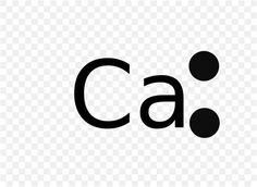 the word ca is written in black and white font on a transparent background, with two dots