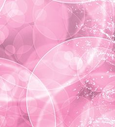 an abstract pink background with circles and bubbles