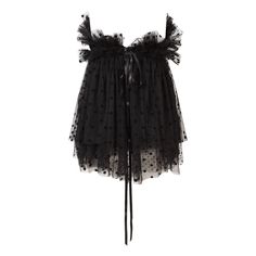 The latest from our Dakota range is this stunning dotty tulle mini dress.  Layers of beautiful dotty tulle gathered at the waist to create a striking silhouette. This strapless little black number is the perfect addition to your boudoir wardrobe.  The neckline gives a fan-like image where the tulle is sumptuously gathered just beneath the collar bone and the dress is finished with ribbon fastenings at the back.  NB - jacket in images sold separately Dry clean or hand-wash only Dress Layers, Tulle Mini Dress, Collar Bone, Lace Body, Feminine Design, Bye Bye, Independent Designers Fashion, Badger, Designer Fashion