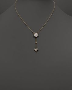 Bloomingdale's - Diamond Starburst Drop Pendant Necklace in 14K Yellow Gold, .40 ct. t.w. - 100% Exclusive Drop Pendant Necklace, Drop Pendant, Metal Necklaces, Aphrodite, Accessories Jewelry, Eye Candy, Gold Metal, Diamond Necklace, Jewelry Accessories