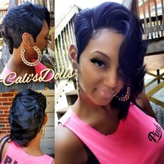 Back to life Back to reality... 💋💋💋💋💋💋 achieve a part without cutting the cap Cali's Dolls Hairstyles, Black Quick Weave Hairstyles, Black Quick Weave, Dolls Hairstyles, 27 Piece Hairstyles, Long Weave Hairstyles, Quick Weaves, Black Hair Short Cuts, Short Haircut Styles