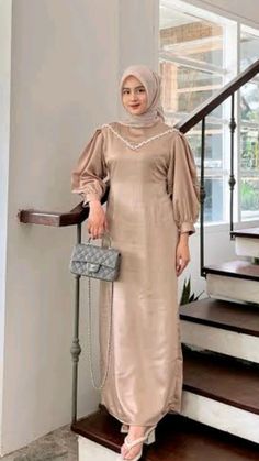 Ootd Kondangan Dress, Outfit Ideas Muslim, Muslim Women Hijab