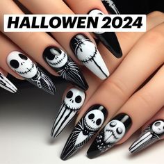 Ongles Halloween, Before Christmas Nails