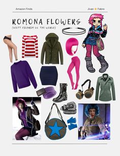 an image of women's clothing and accessories from the movie komona flowers