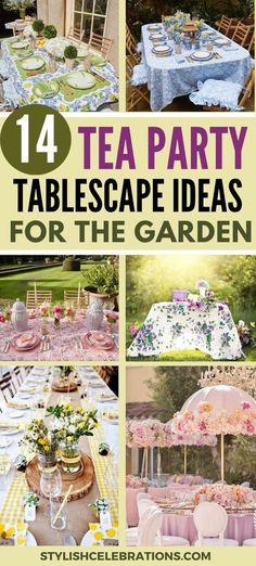 tea party tablescape ideas for the garden