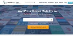 the wordpress themes made for you homepage is displayed in this screenshote