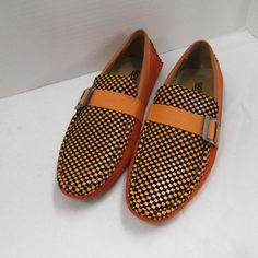 This A Brand New Pair In The Box Of Giovanni Loafers Size 10, They Are Great Pair Of Shoes Orange Loafers With Round Toe For Spring, Orange Round Toe Loafers For Spring, Spring Orange Loafers With Round Toe, Spring Orange Round Toe Loafers, Orange Slip-on Loafers For Formal Occasions, Orange Leather Slip-on Loafers, Orange Leather Loafers With Rubber Sole, Orange Leather Sole Slip-on Moccasins, Orange Slip-on Moccasins With Leather Sole