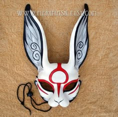 Mascara Anbu, Mask Man, Rabbit Mask, Paper Masks, Mascaras Halloween, Christian Ornaments, Bunny Mask