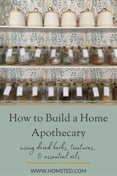 Home Apothecary, Herbal Medicine Recipes, Diy Herbal Remedies, To Build A Home, Medicinal Herbs Garden, Medicine Chest, Magia Das Ervas