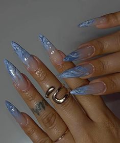 Ocean Nail Art, Ocean Nail, Pretty Fingers, Long Square Acrylic Nails, I Love Nails, Square Acrylic Nails, Dream Nails, Pretty Acrylic Nails