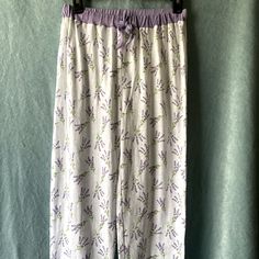 Nwt Mayfair Pajama Bottoms Lavender Cotton Sleepwear For Spring, White Sleepwear For Spring Relaxation, Casual Lavender Cotton Sleepwear, Lavender Cotton Sleepwear For Summer, White Sleepwear For Relaxation, Pink Pajama Pants, Christmas Pajama Pants, Pajama Bottoms Womens, Onesie Costumes