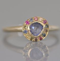 Purple Tanzanite, Unique Gold Rings, Ring Blue Sapphire, Rings Boho, Antique Style Rings, Sapphire Stones, September Birthday, Rings Collection, Gorgeous Ring