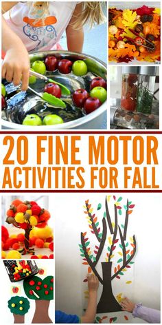 20 fine motor activities for fall