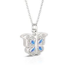 This photo necklace is the best choice to make the memory eternal. It features butterfly designed to open and close. The necklace is created in sterling silver with stunning details, with your own photo included, this beautiful piece will be more memorable. Never miss this romantic and exquisite piece!Carat Weight: 1 ctStone Size: 2*4 mmStone Type: Jeulia® StoneNumber of Stones: 8 Stone Color: Aquamarine BlueStone Shape: MarquiseWeight: 6.1 gWidth: 21.3 mmHeight: 21.4 mmThickness: 5.2 mmMaterial Butterfly Shaped Birthstone Jewelry For Anniversary, Butterfly Shape Birthstone Jewelry For Anniversary, White Gold Jewelry With Butterfly Charm For Anniversary, Anniversary White Gold Jewelry With Butterfly Charm, Sterling Silver Butterfly Birthstone Jewelry, Silver Stainless Steel Butterfly Necklace As Gift, Silver Stainless Steel Butterfly Necklace Gift, Engraved Butterfly Jewelry For Anniversary, Silver Butterfly Jewelry With Birthstone