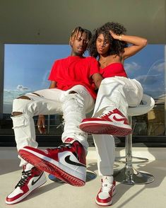 Couple Goal Outfits, Couples Matching Outfits Swag, Couple Streetwear, Streetwear Couple, Couple Outfits Matching, Couple Matching Outfits, Couple Fits, Couples Outfit