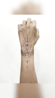 a person's arm with a tattoo on it