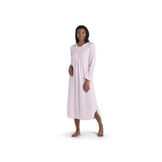 You'll love the cozy style of this Women's Miss Elaine Essentials Honeycomb Long Gown.Click on this WOMEN'S GUIDE to find the perfect fit and more!You'll love the cozy style of this Women's Miss Elaine Essentials Honeycomb Long Gown. Click on this INTIMATES & SLEEPWEAR GUIDE to find the perfect fit and more!FEATURES Henley neckline Long sleeves No closure - pullover styling Soft knit constructionFIT & SIZING Loose fit 48-in. length from shoulder to hemFABRIC & CARE Polyester, rayon Machine wash Comfortable Long Sleeve Sleep Dresses, Long Sleeve Relaxed Fit Dress For Lounging, Relaxed Fit Dress For Lounging, Petite Size Chart, Cozy Style, No Closure, Long Gown, Petite Dresses, Cozy Fashion