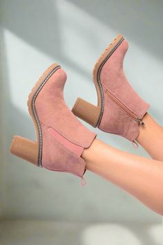 Unleash your wild side with the Bite Me Bootie in Blush Faux Suede by Corkys. Featuring a 3" heel and rubber sole for ultimate comfort and style. The side zipper and round toe add a touch of practicality to this bold and sassy bootie. So go ahead, bite the fashion bullet and make a statement! Corkys Rubber Sole 3" Heel Side Zipper Round Toe Bite Me, Go Ahead, The Fashion, Bootie, Faux Suede, Side Zipper, Rubber Sole, Blush, Zipper