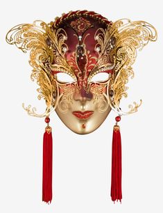 Venetian Butterfly authentic venetian mask in papier mache with metal decoration. Handcrafted according to the original Venice carnival tradition. Manufactured in Venice by the famous venetian masters. Each item is provided with certificate of authenticity. H 30 X L 30 cm Venetian Masks And Prosthetics For Festivals, Venetian Masquerade Mask For Theater Festivals, Elegant Red Masquerade Mask For Theater, Elegant Costume Masks For Festivals, Elegant Masks For Carnival And Festivals, Elegant Masks For Theater And Festivals, Mask Ball, Mask Carnival, Venetian Carnival Masks