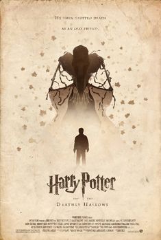 the poster for harry potter's deathly hall