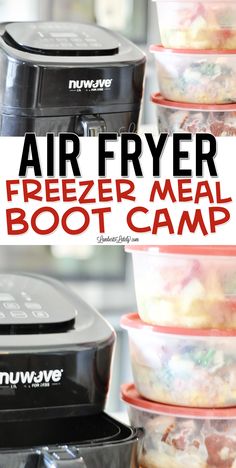 air fryer freezer meal boot camp