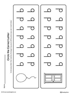 a printable worksheet for children to practice their handwriting and writing skills with the letter