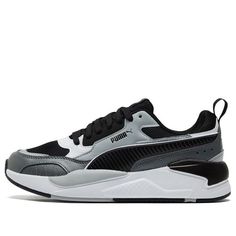 PUMA X-Ray 2 Square 'Dark Shadow' 373108-26 (SNKR/Casual/Low Top/Wear-resistant) Puma X Ray, Marathon Running Shoes, Fashion Performance, Running Shoes Sneakers, School Shoes, Mens Casual Outfits, X Ray, Stylish Sneakers, Air Max Sneakers