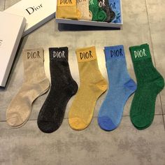 Gold Closet, Brown Closet, Green Closet, Blue Closet, Black Closet, Brown Socks, Green Socks, Blue Socks, Black Socks