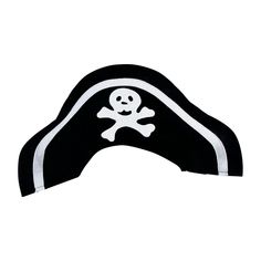 Pirate Hats For Kids, Felt Pirate, Pirate Party Favors, Felt Kids, Scary Skull, Hats Black, Kids Head