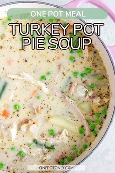 How to Use Up Thanksgiving Leftovers Turkey Vegetable Soup Recipes, Turkey Pot Pie Soup, Pot Pie Soup Recipe, Shredded Turkey Recipes, Turkey Vegetable Soup, Pot Pie Soup, Turkey Pot Pie