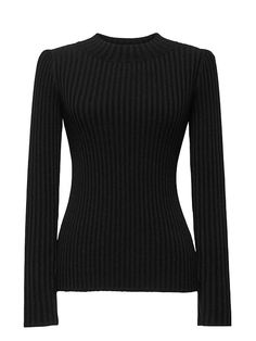 Saw this on Banana Republic: Elegant Ribbed Crew Neck Knit Top, Chic Fall Knit Top With Ribbing, Fitted Ribbed Knit Sweater, Fitted Striped Knit Top With Crew Neck, Fitted Striped Crew Neck Knit Top, Stretch Ribbed Knit Top For Fall, Stretch Knit Top With Ribbing For Fall, Striped Fitted Top With Ribbed Cuffs, Fitted Striped Tops With Ribbed Cuffs