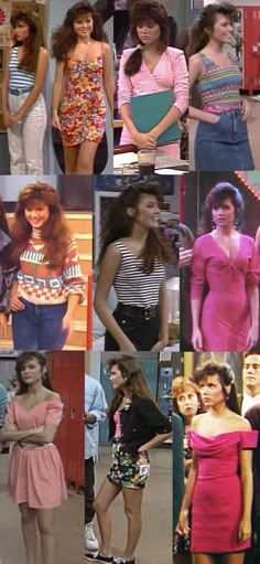 8os Outfits, 1985 Womens Fashion, Saved By The Bell Fashion, Saved By The Bell Outfits, 90s Theme Party Outfit, Grunge Style Outfits, 1990 Style, 80s Fashion Outfits