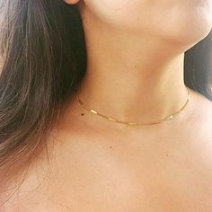 "Dainty gold choker necklace. Perfect to wear alone or for layering with more necklaces. Feel free to contact me for details & options. You can attach it with another layered necklace: ♥https://www.etsy.com/il-en/listing/628526854/minimal-14k-gold-filled-stardust-bead or: ♥https://www.etsy.com/il-en/listing/627506582/lariat-necklace-gold-diamond-north-star Details: 14K Gold-filled Tiny Tubes chain. Gold filled spring clasp and links Length: At checkout, please pick your desired length Length Minimalist Yellow Gold Choker With Adjustable Chain, Gold Minimalist Choker, Minimalist 14k Gold Filled Choker, Minimalist 14k Gold Filled Choker Chain Necklace, Dainty Gold-plated Choker With Clavicle Chain, Dainty Yellow Gold Choker For Everyday Wear, Minimalist 14k Gold Filled Choker Necklace, Minimalist 14k Gold Filled Chain Choker, Minimalist Yellow Gold Choker Chain Necklace