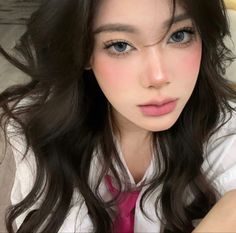 Korean Makeup Look Tan Skin, Natural Eye Makeup Asian, Korean Smoky Eyes Makeup, Uzzlang Makeup Dark, Makeup Asia, Ulzangg Girl Make Up, ماثيو ماكونهي, Makeup Layout, Asian Makeup Looks