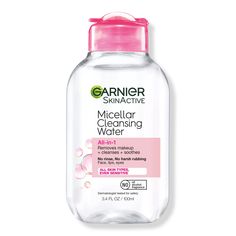 SkinActive Micellar Cleansing Water All-in-1 Cleanser & Makeup Remover -  Garnier SkinActive Micellar Cleansing Water All-in-1 Cleanser & Makeup Remover gently cleanses skin, removes makeup and refreshes skin all in 1 step.    Benefits     Garnier micellar water and makeup remover cleanses, removes makeup and refreshes skin Micellar water is paraben-free, fragrance-free, sulfate-free and silicone-free This Garnier micellar water can be used to remove eye makeup No-rinse makeup remover cleanses s Garnier Micellar Water, Garnier Micellar Cleansing Water, Garnier Skinactive, Garnier Micellar, Garnier Skin Active, Micellar Cleansing Water, Cleansing Water, Water Cleanse, Skin Cleanse