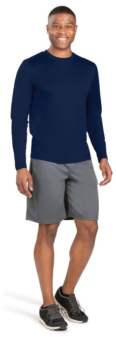 PRICES MAY VARY. Dri-Power moisture wicking technology keeps you cool and dry Odor protection helps to keep fabric fresh R Russell on lower left sleeve Self-material collar Navy Moisture-wicking Activewear For Outdoor, Casual Rash Guard With Moisture-wicking, Navy Moisture-wicking Activewear For Sports Events, Navy Moisture-wicking Activewear For Sports, Casual Moisture-wicking Rash Guard For Sports, Functional Moisture-wicking Crew Neck Rash Guard, Navy Moisture-wicking Tops For Sports Season, Athletic Men, Russell Athletic