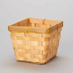 Square Wicker Basket - Events and Crafts-Events and Crafts Christmas Ornament Storage, Wicker Box, Event Decor Direct, Square Baskets, Ornament Storage, Berry Baskets, Fabric Storage Bins, Professional Decor, Basket Set