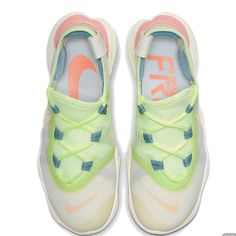 New Size 5 Women Color Highlight Yellow, White And Pink Style Cj0270101 Green Running Shoes With Round Toe, Green Running Shoes With Round Toe For Jogging, Green Running Shoes For Jogging With Round Toe, Green Round Toe Running Shoes For Jogging, Green Running Shoes With Cushioned Footbed, Green Running Shoes With Cushioned Footbed And Round Toe, Casual Green Running Shoes For Training, Nike Green Lace-up Running Shoes, Nike Green Running Shoes With Round Toe