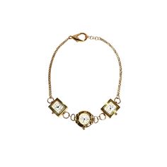 Capture the essence of Victorian charm with the Mixed Shapes Gold Watch Chain Choker. This unique jewelry piece blends functionality with elegance, making it perfect for those who appreciate statement pieces Key features: Two gold square watch faces and one gold circular-shaped watch face Versatile design suitable for casual and semi-formal occasions Big clasp to make it easy to put on and remove Adjustable - All jewelry has extenders for a comfortable fit The watch faces come with a new battery Gold Chain Watch As A Gift, Modern Rose Gold Jewelry With Round Dial, Gold Jewelry With Round Dial, Rectangular Yellow Gold Metal Jewelry, Timeless Metal Jewelry With Box Chain, Timeless Metal Chain Jewelry, Timeless Metal Jewelry And Watches As Gifts, Timeless Metal Jewelry And Watches For Gifts, Vintage Gold Stainless Steel Jewelry