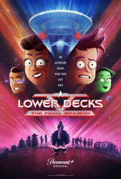 the movie poster for lower decks