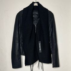 Beautiful Blank Nyc Black Jacket Size Small. In Perfect Condition And Has Original Blank Nyc Tag. Shell/Exterior 60%Polyurethane 40% Viscose. Rib 100% Acrylic. Lining 97% Polyester. Am A Quick Shipper And A Fast Responder. Feel Free To Check Out My Closet As I Am Currently Adding More Items.! Casual Winter Leather Jacket For Layering, Casual Leather Jacket For Winter Layering, Casual Winter Leather Jacket, Winter Leather Jacket For Layering With Long Sleeves, Edgy Winter Outerwear For Layering, Edgy Outerwear For Winter Layering, Black Leather Jacket For Winter Layering, Black Leather Jacket For Winter, Winter Black Leather Jacket